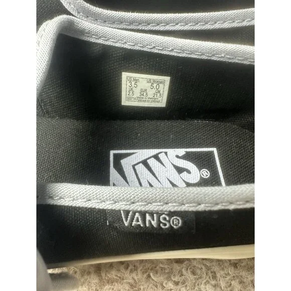 Vans Mary Jane Ballerina Black Women’s Sz 5 Athletic Shoe Black Sneaker New - Picture 5 of 11